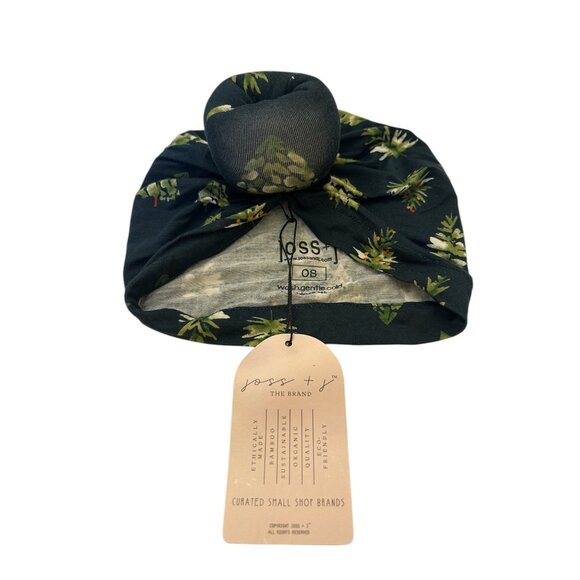 Three Piece Set Green Christmas Tree Knot Turban Headwrap For Baby By Joss & J - Picture 3 of 3